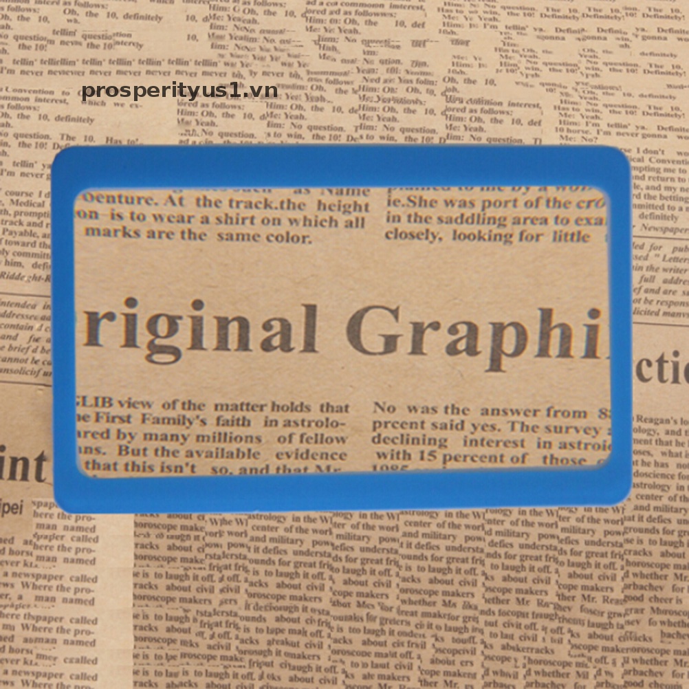 Kính Lúp Phóng Đại 1 [3X Bỏ Túi Dạng Ví Kẹp Tiện Dụng