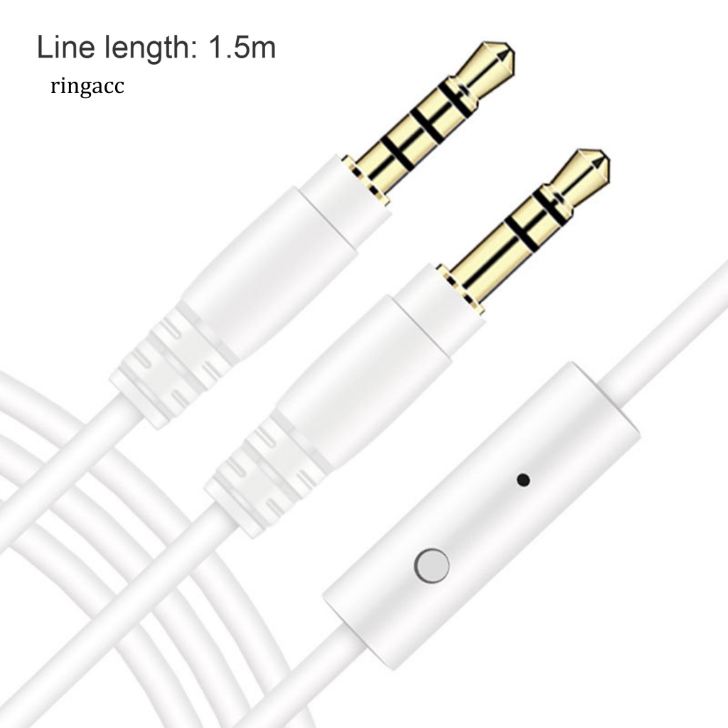 Dây Cáp Âm Thanh AUX Chuyển Đổi Từ Đầu Cắm 3.5mm Sang Cổng Cắm 3.5mm Chống Nhiễu Cho Xe Hơi
