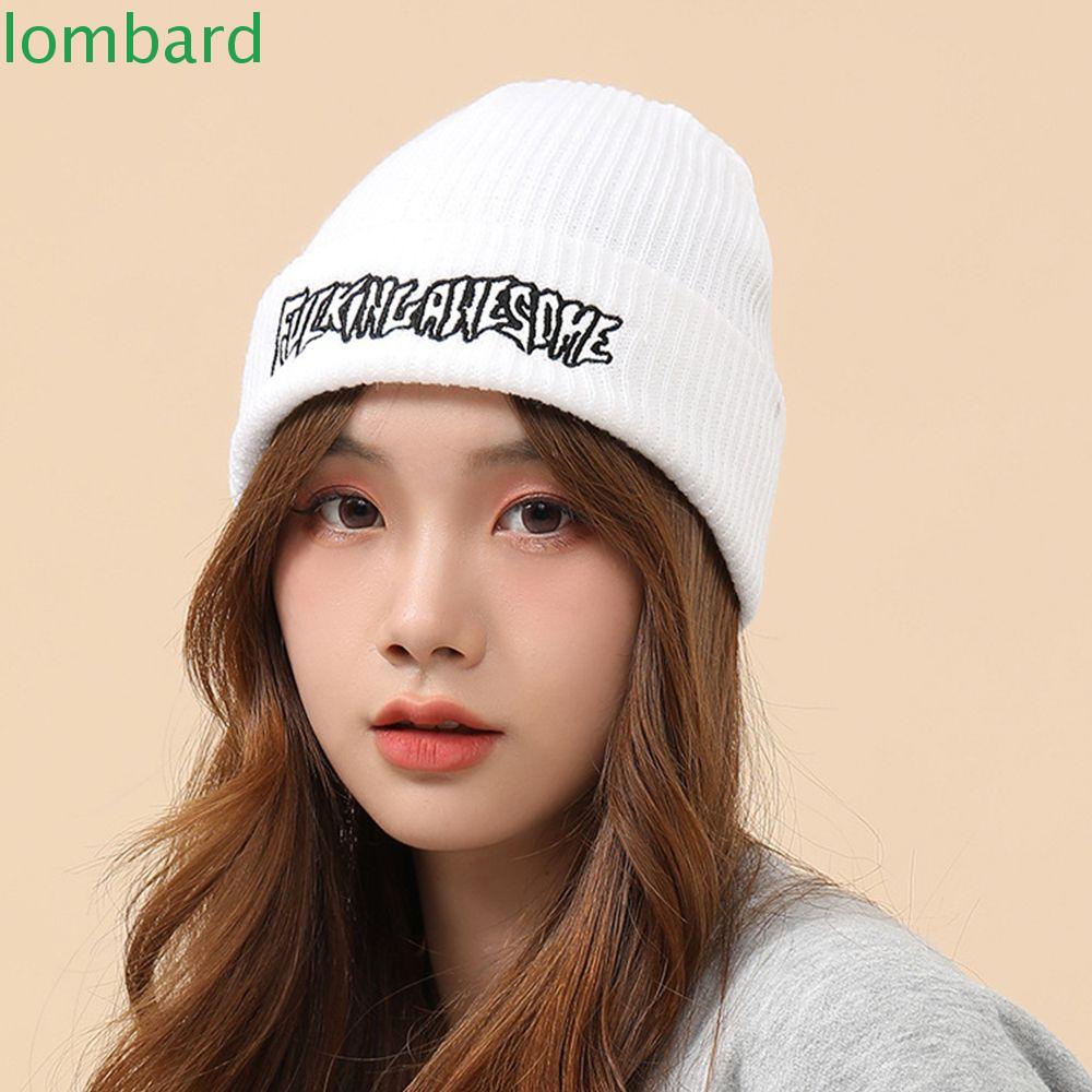 Mũ Beanie Dệt Kim Màu Trơn Phong Cách Hip Hop Hàn Quốc
