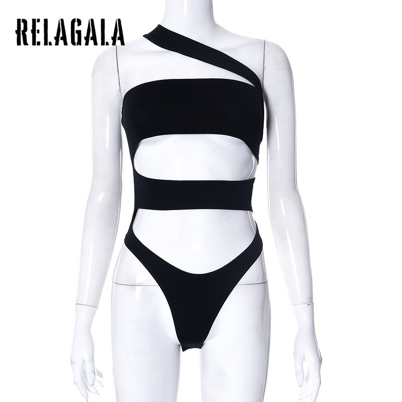 Áo liền quần Relagala không tay màu trơn thời trang 2023 cho nữ