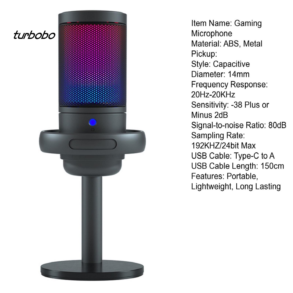 1 Set Micro Ghi Âm Màu Đen Có Chân Đứng Tripod Dùng Chơi Game Tại Nhà