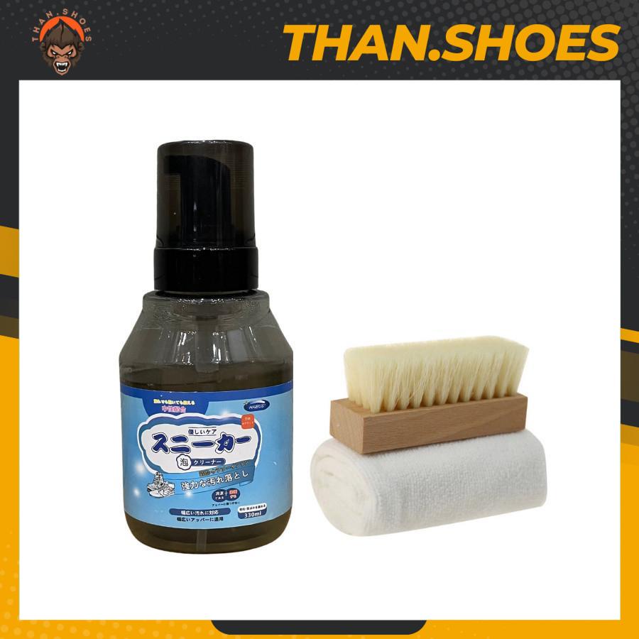 Tẩy Ố Vàng Và Giặt Khô Giày Trắng Chuyên Dụng - Than.Shoes
