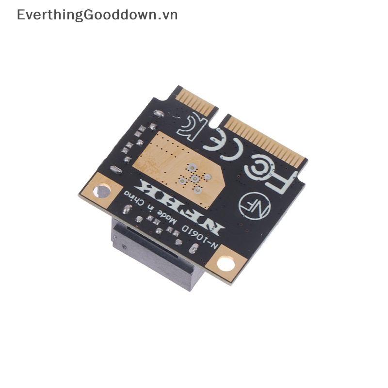 Everthingooddown ASM1061 Mini PCIE Sang SATA3.0 Và Phụ Kiện Đi Kèm