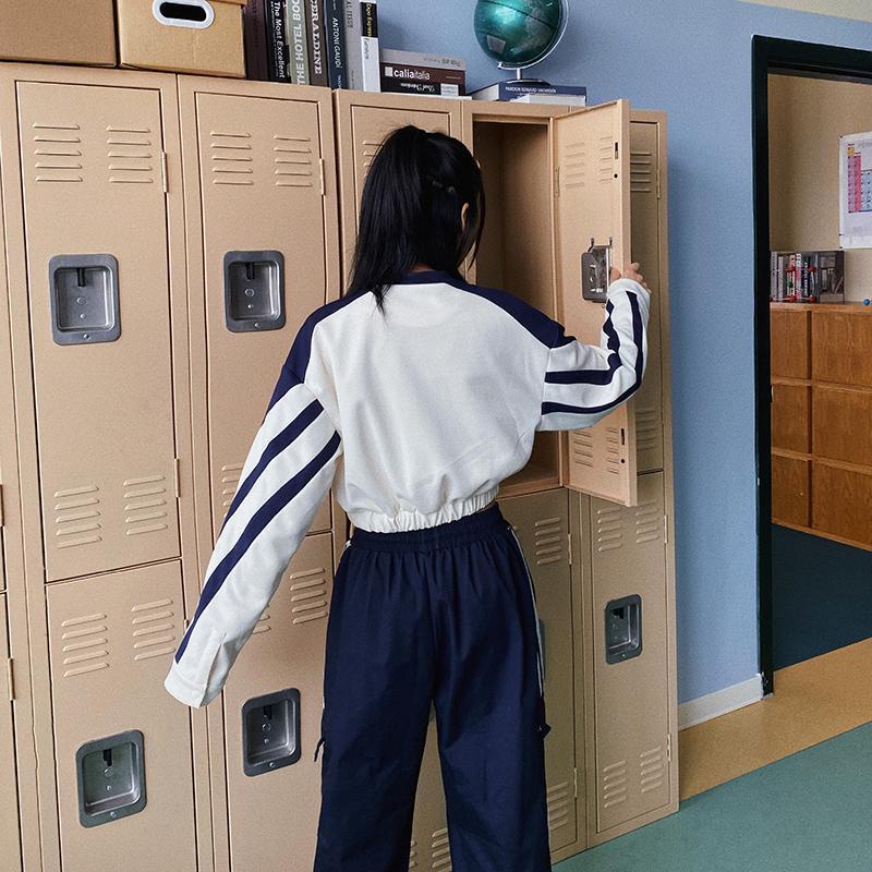 Áo Khoác Bóng Chày Tay Dài Dáng Rộng In Họa Tiết Thời Trang Dành Cho Nữ