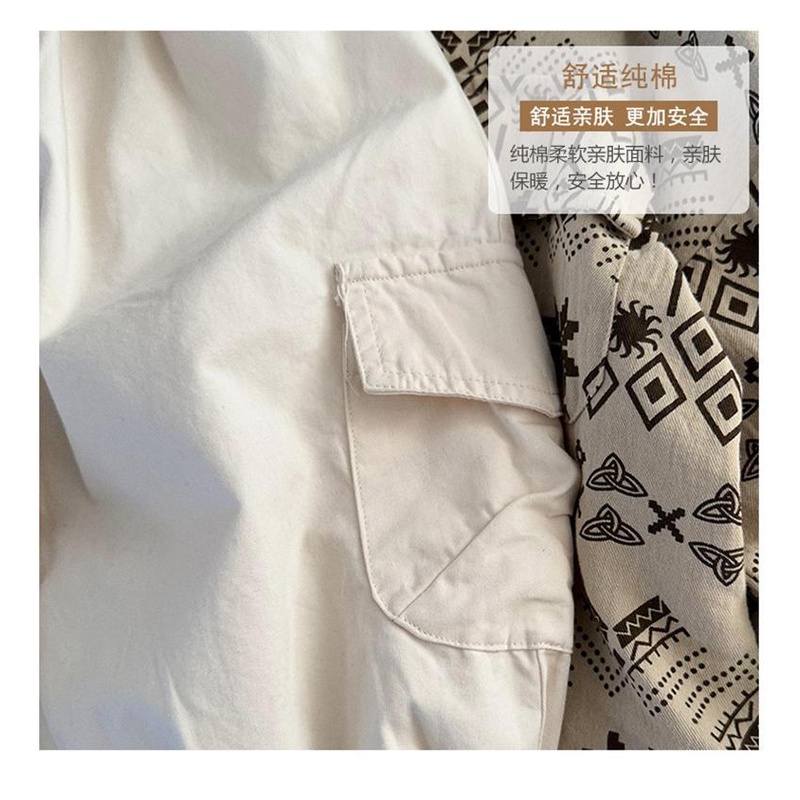 Han Faner Super Enough!Quần Yếm Dáng Rộng Phong Cách Thời Trang Hàn Quốc Dành Cho Bé Trai Và Bé Gái