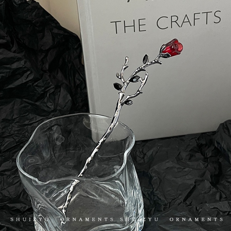 Trâm Cài Tóc Hợp Kim Hình Hoa Hồng Phong Cách Trung Quốc Thời Trang