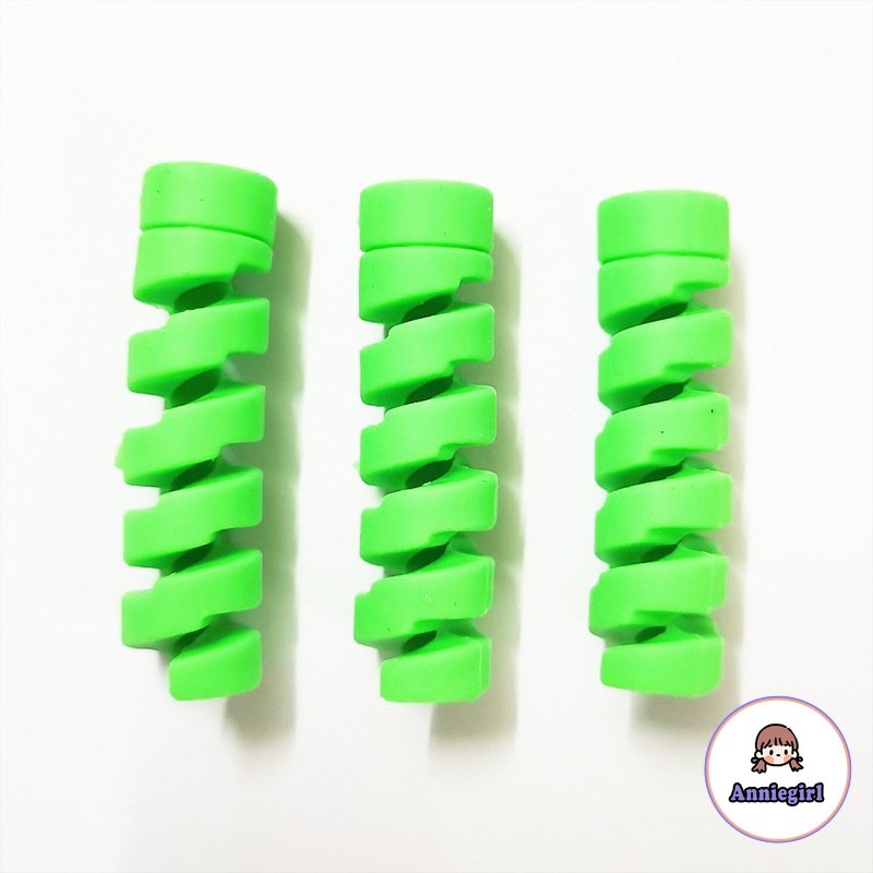 Set 4 Vỏ Bọc Bảo Vệ Dây Cáp Sạc USB Hình Xoắn Ốc Thông Dụng