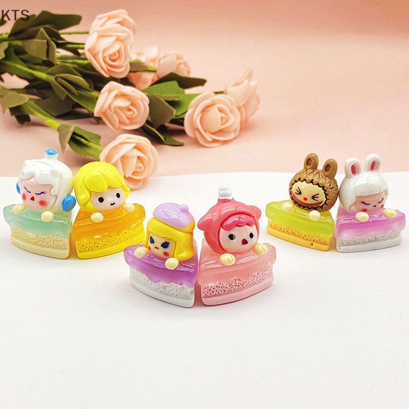 1 Đồ trang trí Bánh Ngọt Mini Kiểu Hoạt Hình Phát Sáng Dùng Để Trang Trí