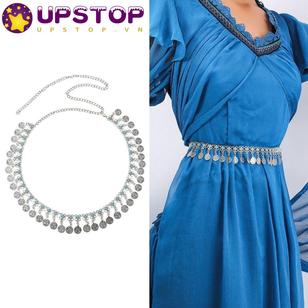 Thắt Lưng Dây Xích Kim Loại Thanh Lịch Cho Múa Bụng