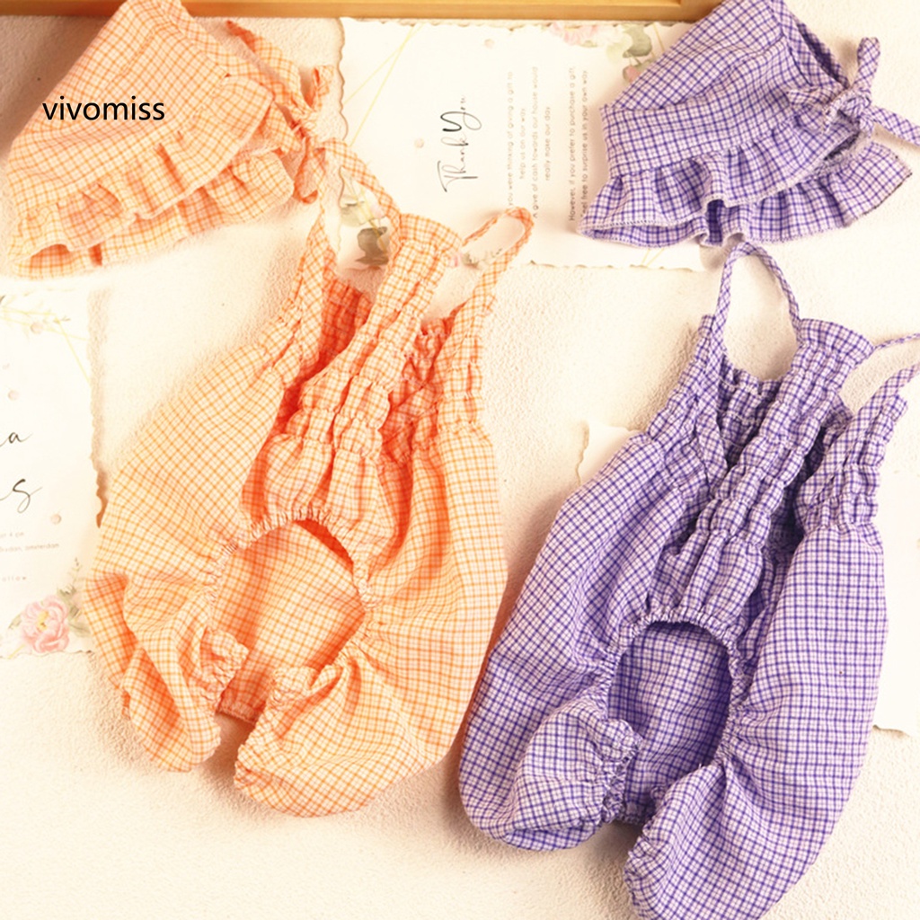 1 Set Áo Sơ Mi Họa Tiết Kẻ Sọc Mềm Mại Thời Trang Mùa Hè Cho Thú Cưng
