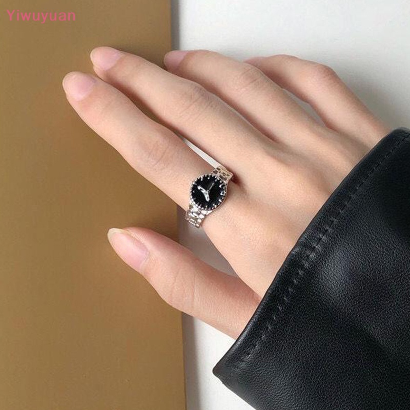 < Yiwuyuan > Nhẫn Thời Trang Punk Hàn Quốc Đơn Giản Sáng Tạo Quyến Rũ Dành Cho Nữ