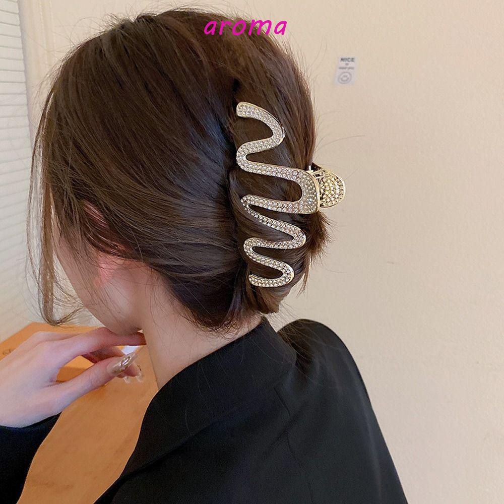 Phụ Kiện Trang Trí Hình Sóng Biển Độc Đáo|Kẹp Tóc Càng Cua Cỡ Lớn Phong Cách Vintage Thời Trang