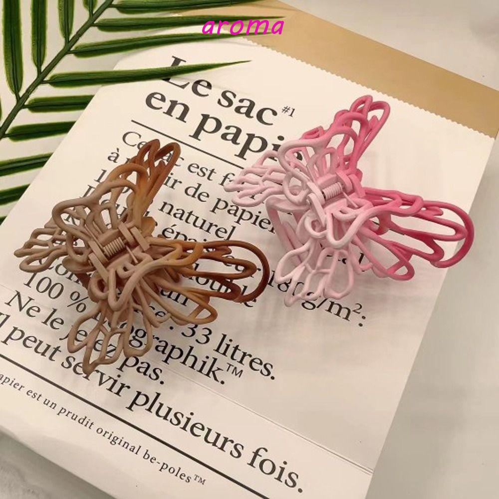 Kẹp Tóc Hình Bướm / Cá Mập Màu Gradient Ngọt Ngào Thời Trang Cho Nữ