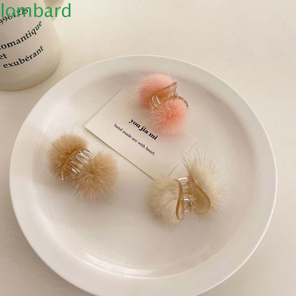 Dây Cột Tóc Đính Bóng Lông Chồn Phong Cách Hàn Quốc Ngọt Ngào Cho Nữ Giá Đỡ