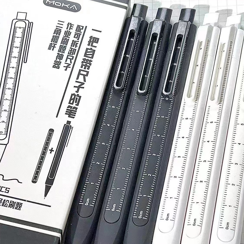 Set 5 Bút Mực Đen Ngòi 0.5mm Đa Năng Chất Lượng Cao
