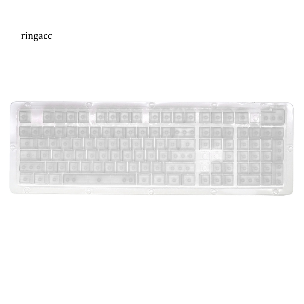 Bàn Phím RGA 104 Phím Chống Trượt Bằng ABS Trong Suốt Cho Văn Phòng