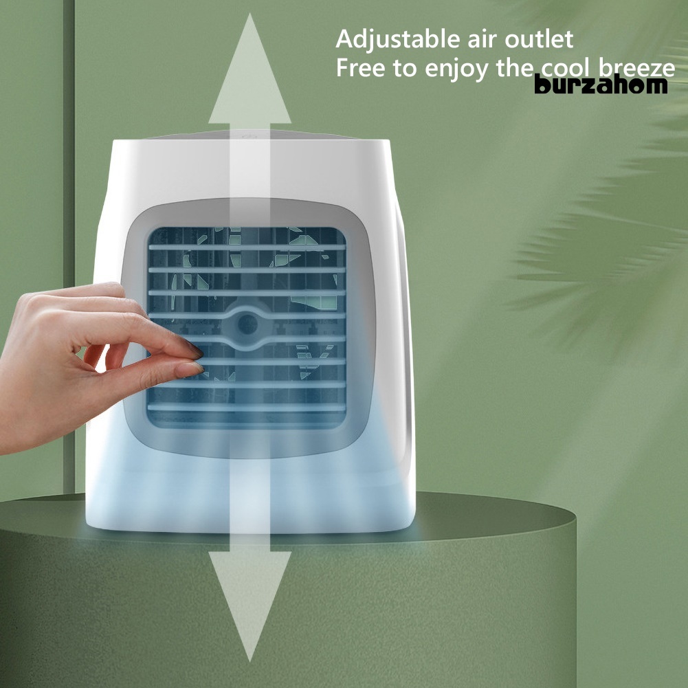 Quạt Làm Mát Tạo Độ Ẩm Không Khí Có Đèn LED Mini C201 Cho Nhà Ở / Văn Phòng