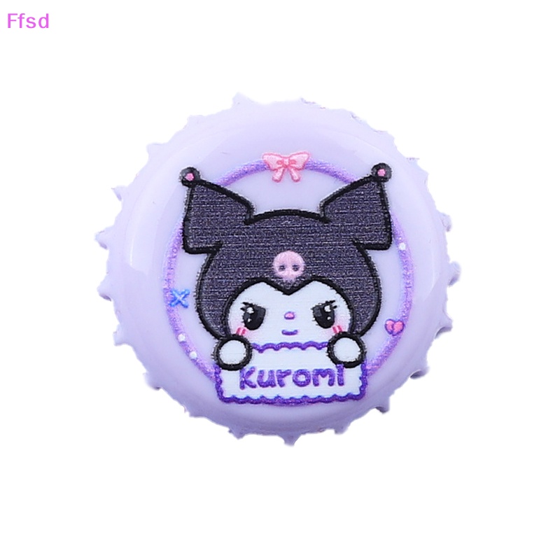 {Ffsd} Set 10 Phụ Kiện Trang Sức Hình Mèo Hoạt Hình Đáng Yêu Tự Làm