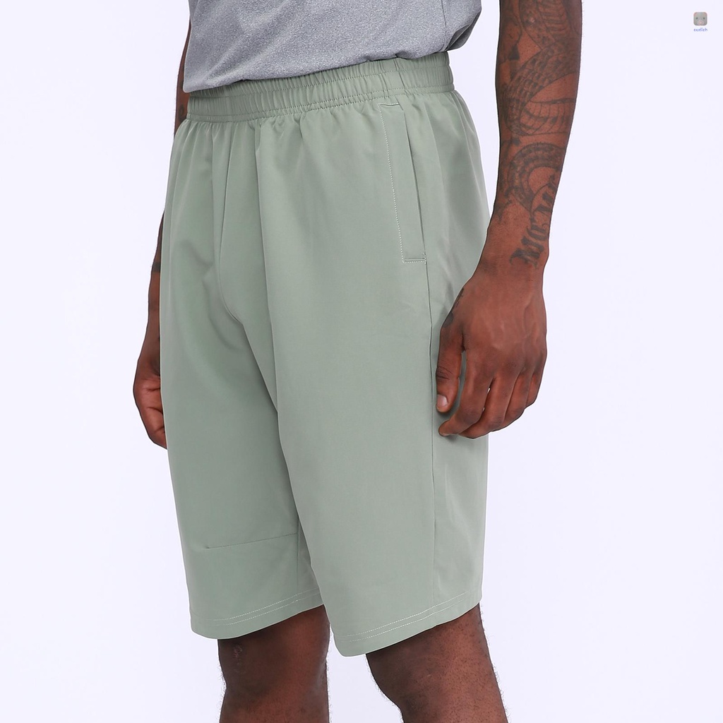 Quần Short Thể Thao Lưng Thun Phối Túi Bên Hông Nhanh Khô Thời Trang Cho Nam