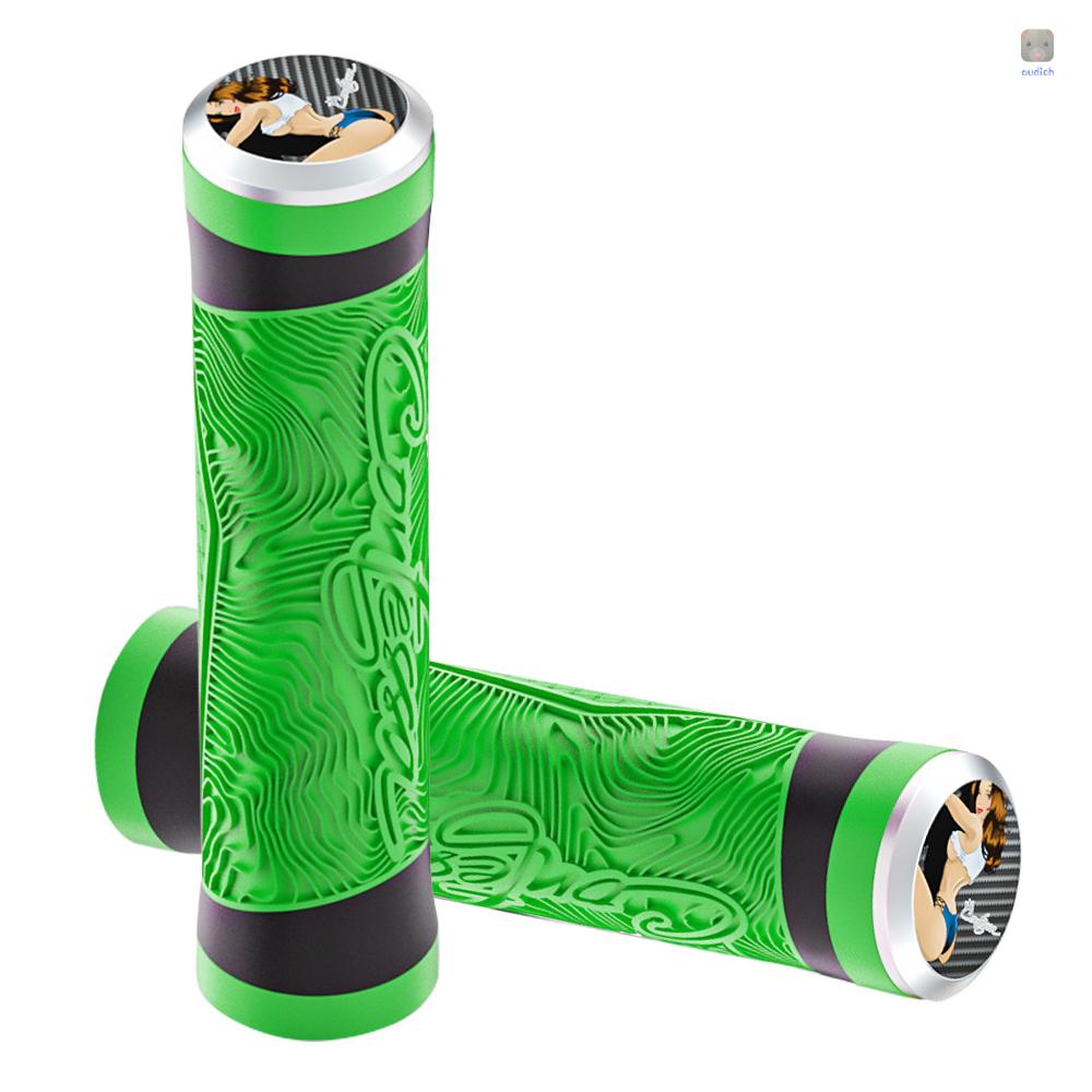 Vỏ Bọc Tay Lái Xe Đạp Leo Núi 22.2mm Bằng Silicon Mềm Chống Sốc / Trượt