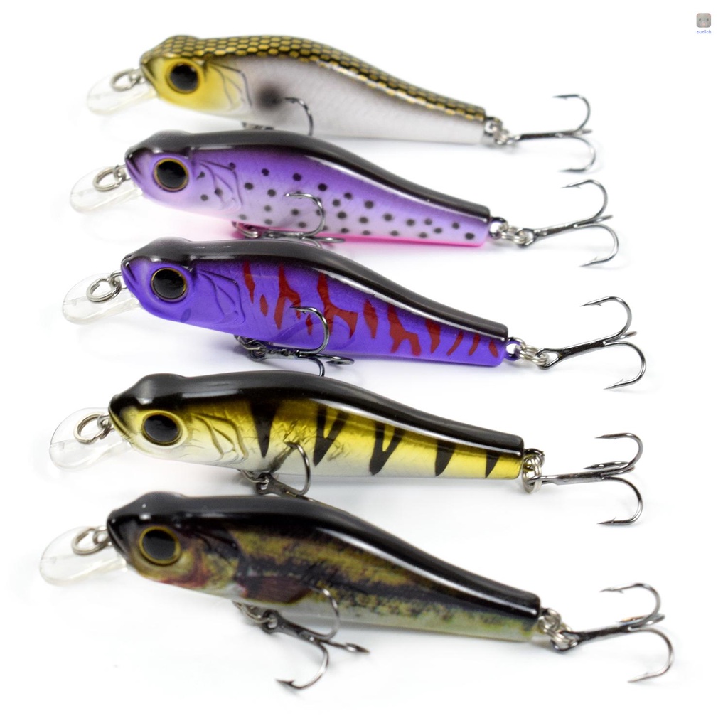 Mồi Câu Cá Giả 68mm 6.9g Bằng Nhựa Cứng 3D Sống Động