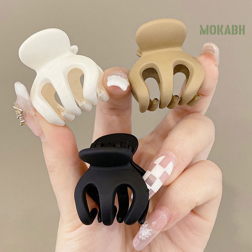 Kẹp Tóc Màu Trơn Hình Răng Chéo Thời Trang DIY