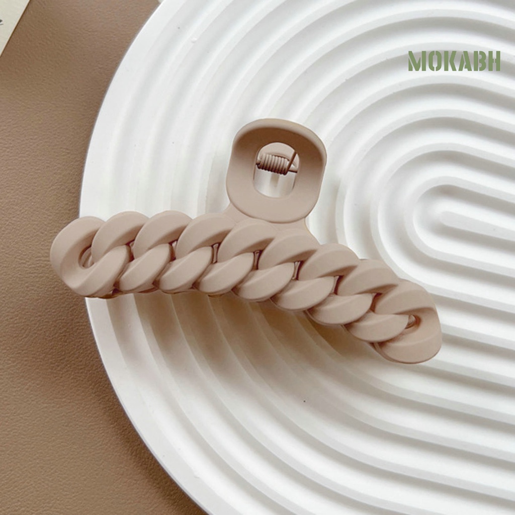 Kẹp Tóc Dạng Xoắn Co Giãn Tốt Chống Trượt Màu Sắc Xinh Xắn
