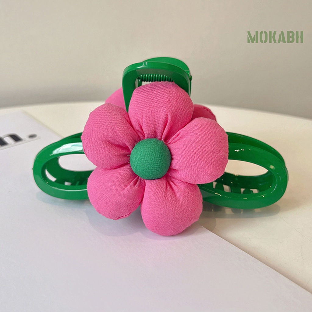 Kẹp Tóc Hình Hoa Hai Mặt Thiết Kế Tinh Tế Chống Trượt Cho Nữ
