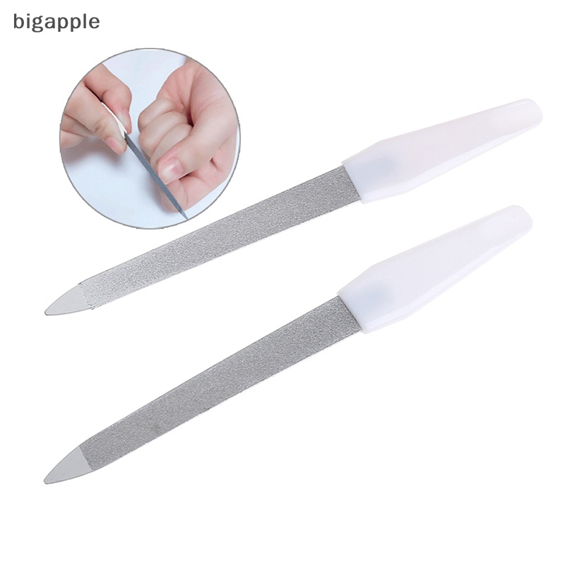 Cây Dũa Móng Tay Bằng Thép Không Gỉ Thiết Kế Hai Mặt Tiện Dụng