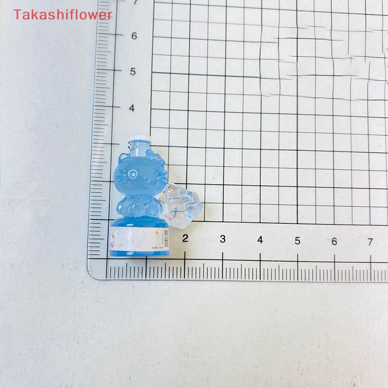 Bộ 5 Bình Sữa Đồ Chơi Mini Bằng Nhựa Resin Phát Sáng Dễ Thương Trang Trí Điện Thoại DIY