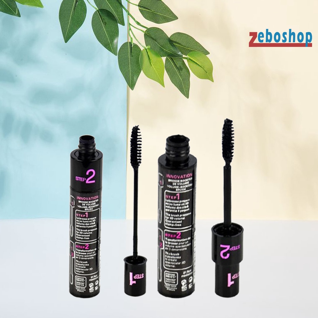 Mascara Làm Dài Mi 2 Trong 1 Không Nhòe Chống Thấm Nước Lâu Trôi Cho Nữ