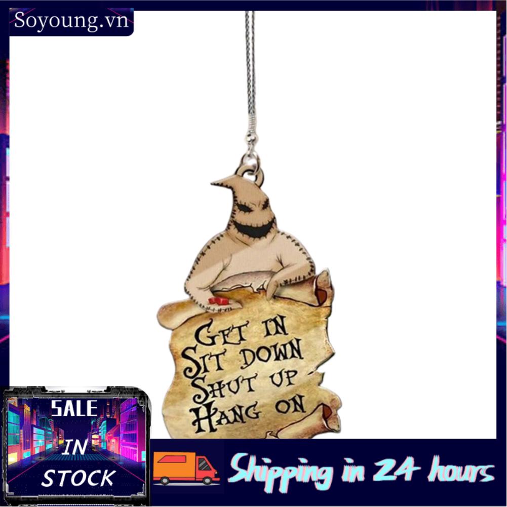 Soyoung [Yue Xinghui] (Processed Intellectual Property) 1PCS Halloween Horror Dwarf Pendant Car Rearview Mirror Acrylic 15