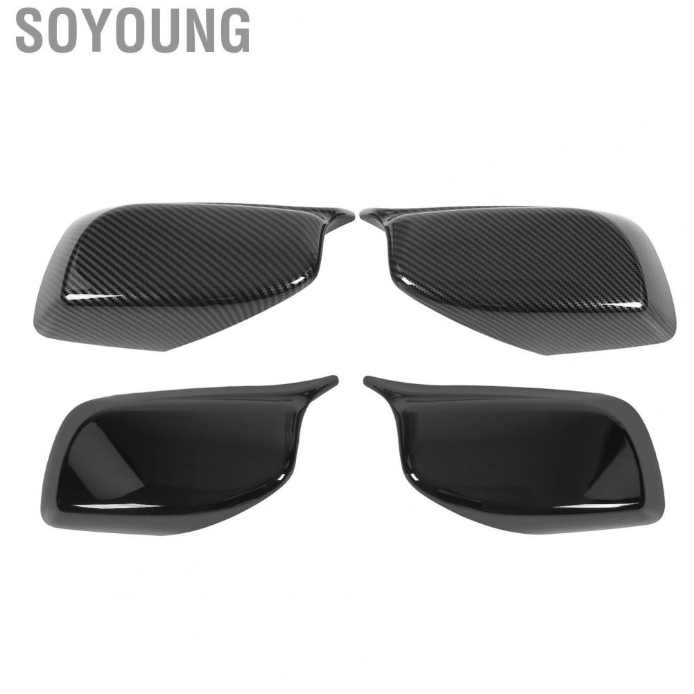 Soyoung Side Door Mirror Cover  Long Durability 51167078360 Left Right Weatherproof for 5 6 Series E60 E61 E63 E64