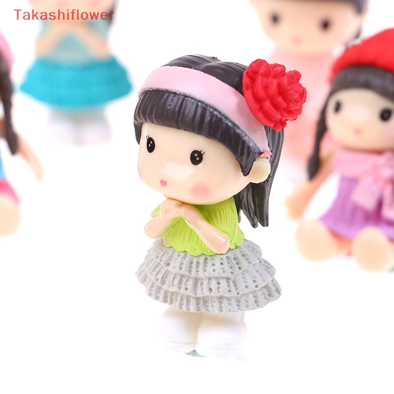 Set 4 Tượng Cô Gái Mini Trang Trí Tiểu Cảnh