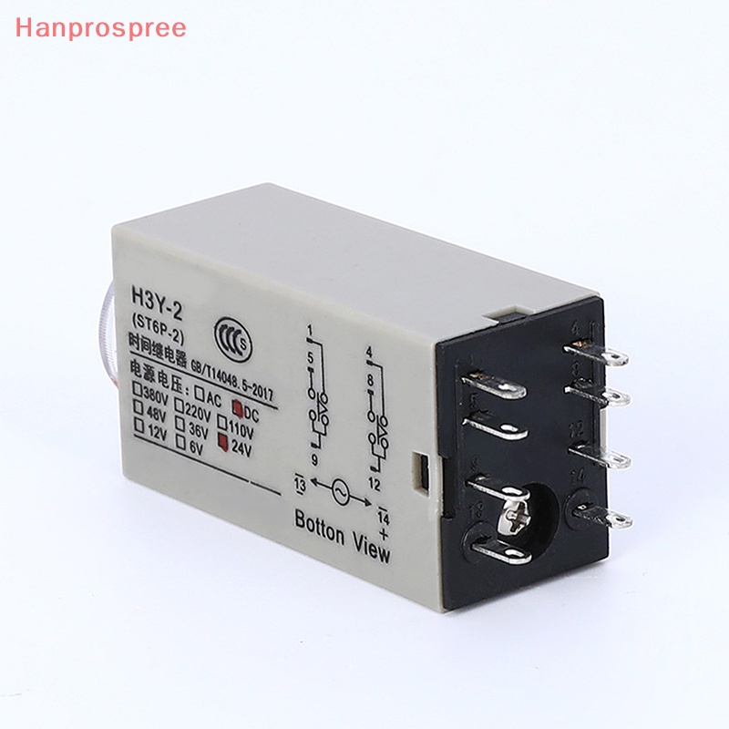 Rơ Le Hẹn Giờ Cao Cấp AC 220V H3Y-2 Micro 8-Pin DC12V DC24V