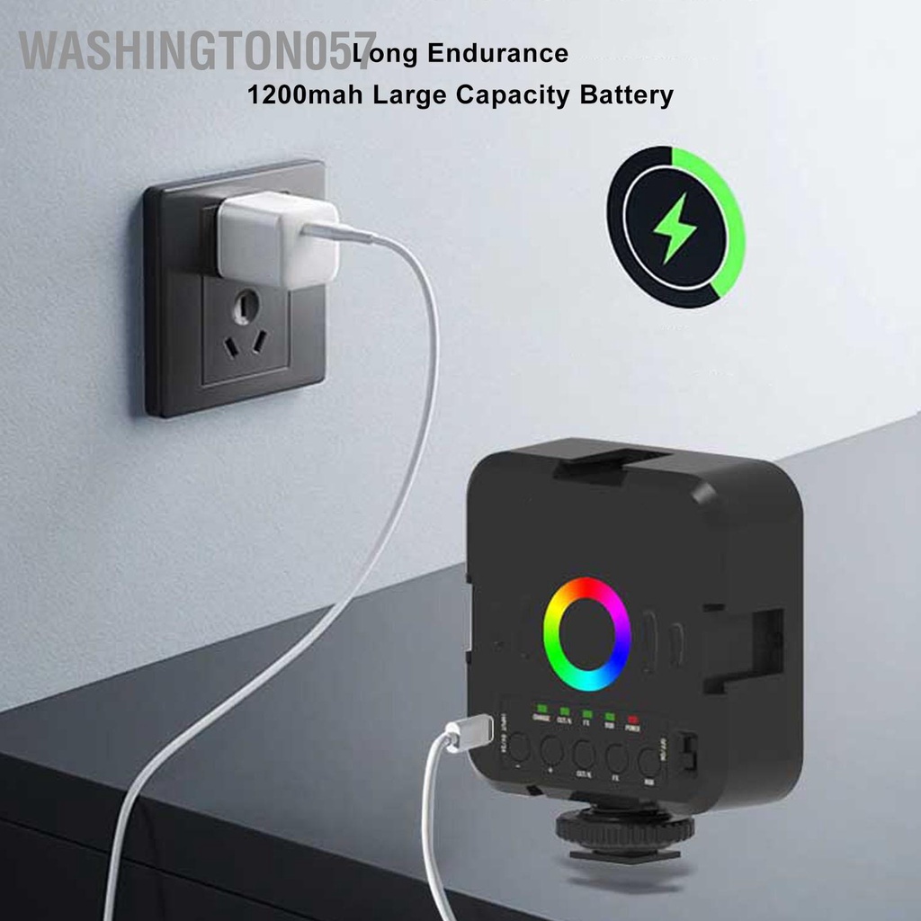 Đèn Led RGB Quay Video 360 Độ Cho Video Vlog CRI 95 3000 Đến 9000K W70