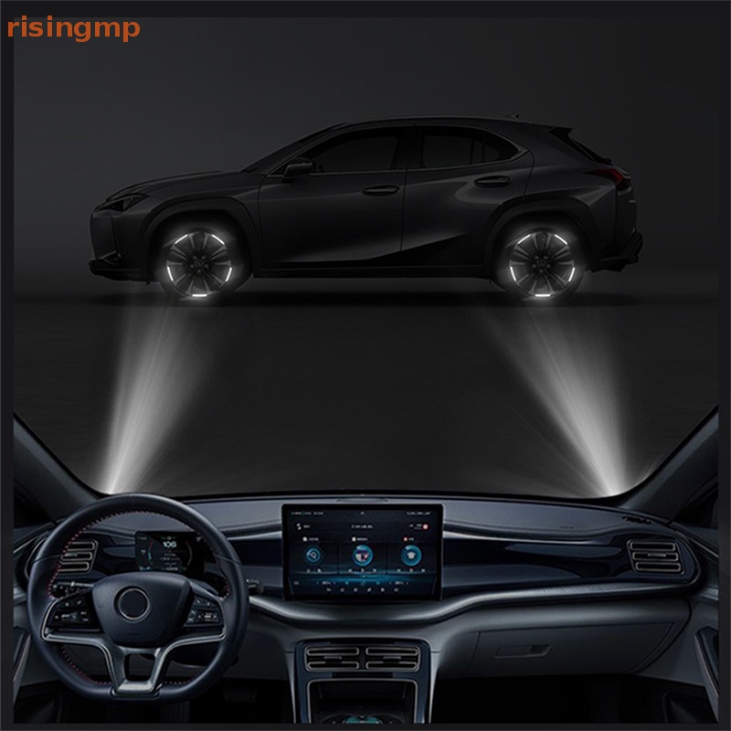 Set 20 Dải Dán Phản Quang Trang Trí Trục Bánh Xe Hơi