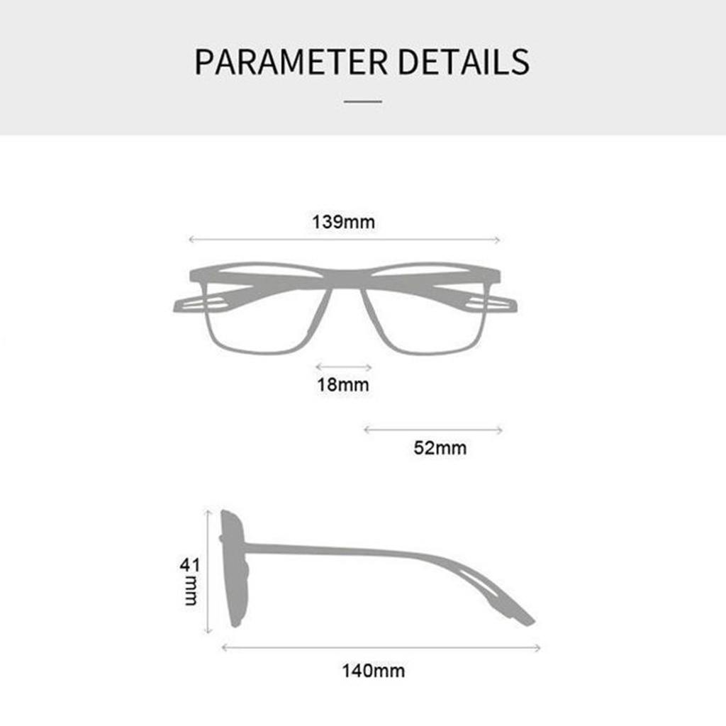 Thay đổi màu sắc ngoài trời siêu nhẹ TR kính chống ánh sáng xanh