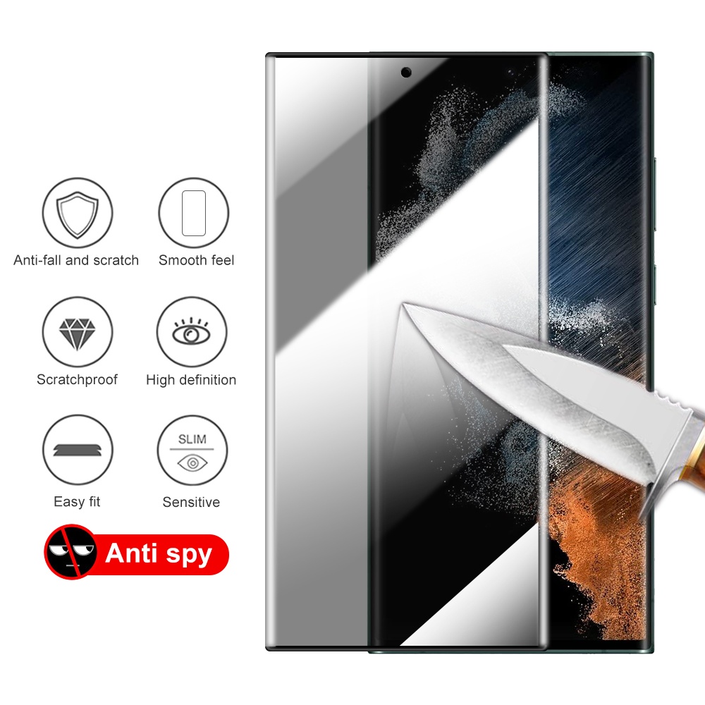 Kính Cường Lực Bảo Vệ Màn Hình Chống Nhìn Trộm Cho Samsung Galaxy S20 S21 FE Samsung Galaxy S22 S21 S20 Plus