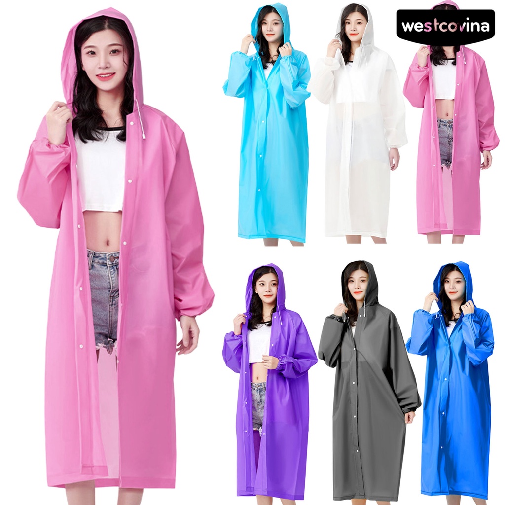 [COD]☁Áo Mưa Có Mũ Trùm Dày Dặn Chống Thấm Nước Tiện Dụng Cho Nam Và Nữ