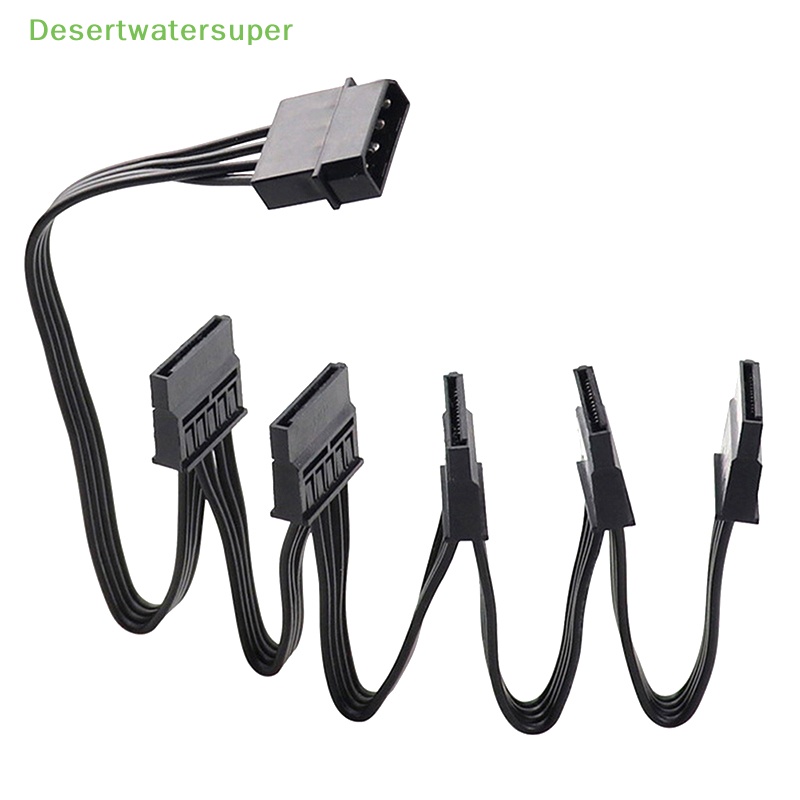 Cáp Chia Nguồn Ổ Cứng 4pin IDE Male 1 Sang 5 SATA 15Pin