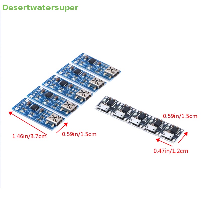 Mô Đun Sạc Pin Lithium 5V 1A 18650 TP4056 Chiều Dài / TP4056