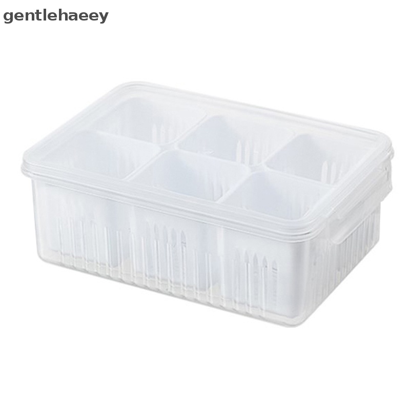 Hộp Đựng Thực Phẩm 6 Ngăn Dùng Cho Tủ Lạnh