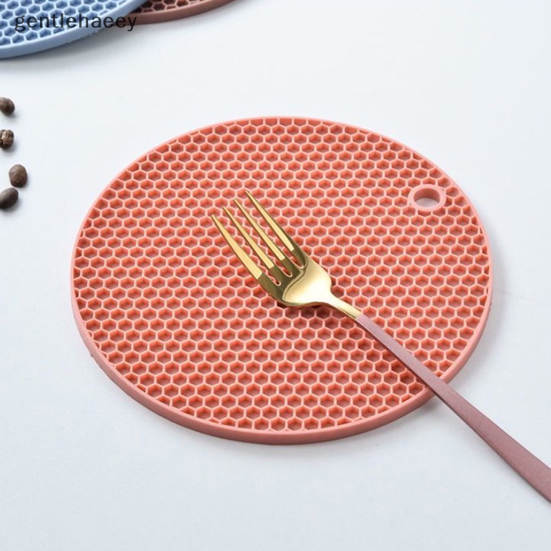 Miếng Lót Ly Hình Tròn Bằng Silicone Cấp Thực Phẩm Chống Trượt