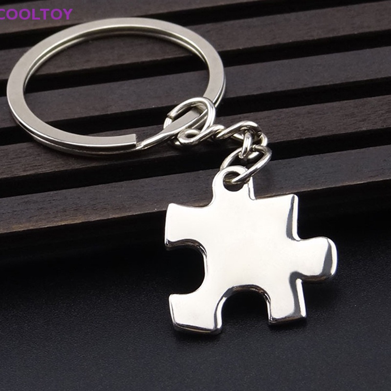 Cooltoy Jig Móc Chìa Khóa Kim Loại Hình Mảnh Ghép Ba Lô / Túi Xách Trang Trí Quà Tặng Bán Chạy