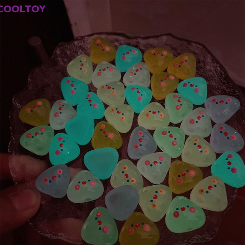 Bộ 5 Đồ trang trí Phô Mai Hoạt Hình Bằng Nhựa Resin Phát Quang Trang Trí Tiểu Cảnh DIY