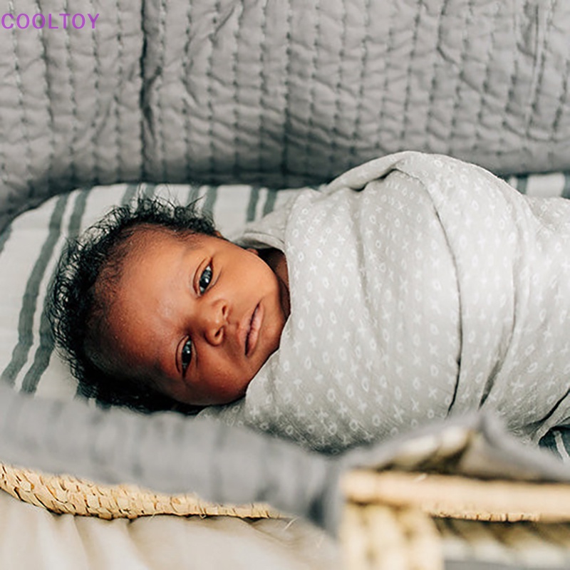Chăn Quấn Em Bé Bằng Cotton Phong Cách COOLTOY Xoxo Muslin