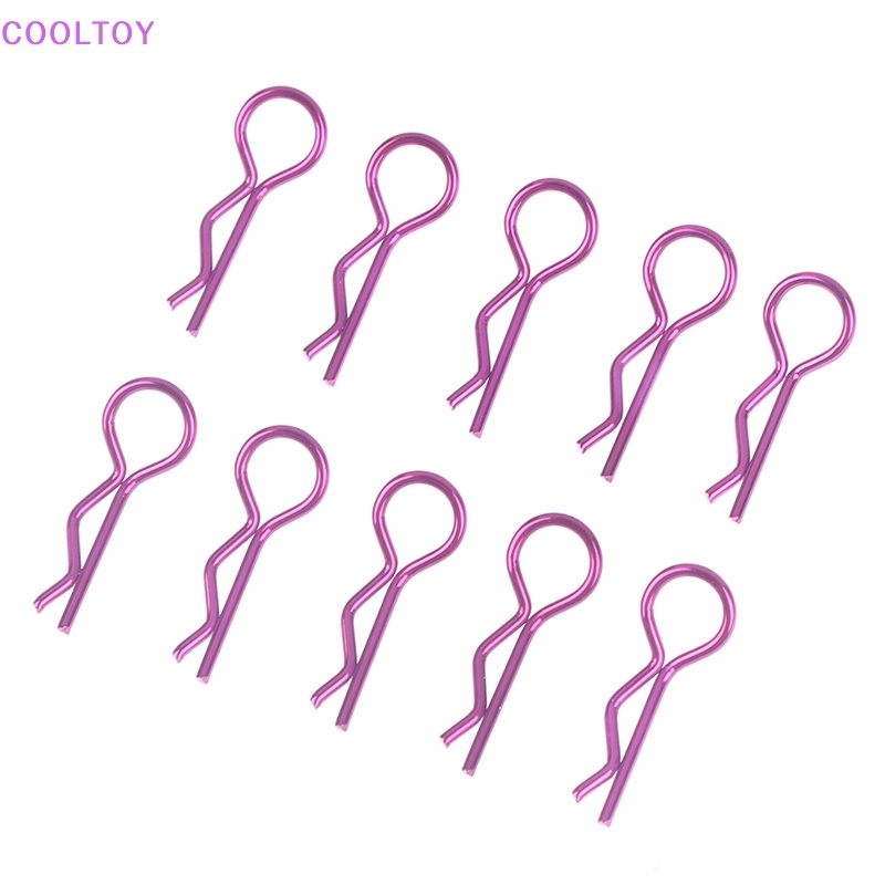 Set 10 Kẹp Kim Loại Cho Xe Đồ Chơi SCX10 Wraith TRX4 TRX6 HSP