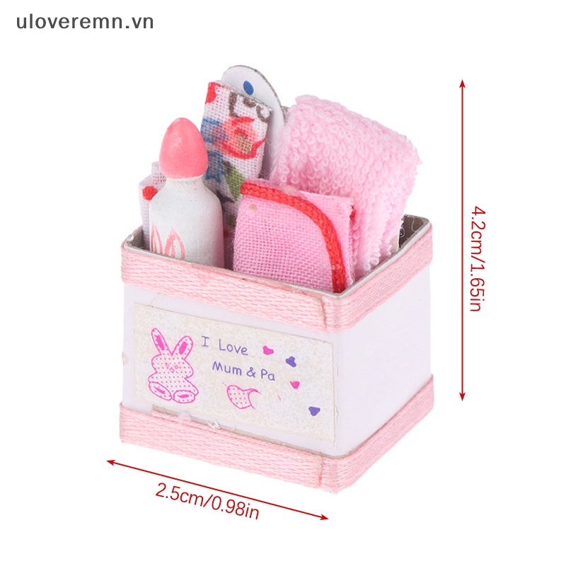 Hộp Đồ Chơi Mini Dễ Thương Xinh Xắn 1: 12 Dùng Để Trang Trí Nhà Búp Bê