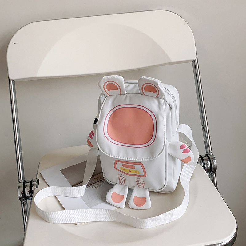 Túi Đeo Chéo Nhỏ Họa Tiết Hoạt Hình Phong Cách Hàn Quốc Cho Bé